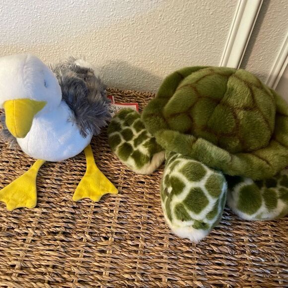 Douglas Turtle and Seagull Plush Animals - Picture 1 of 15